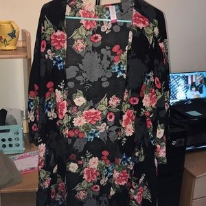 Floral shawl